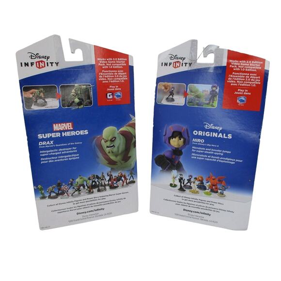 Lot 2 Disney Infinity Marvel 2.0 Drax and Hiro BRAND NEW - Picture 2 of 2